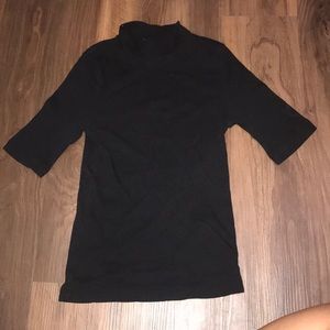 H&M Black Crop T-Shirt